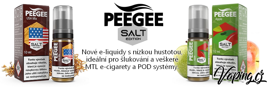 peegee salt banner vaping cz